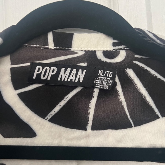 POP Man Button Down Shirt - Picture 2 of 5